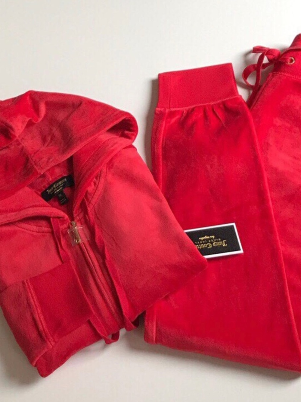 Red juicy couture tracksuit